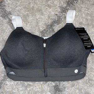 Zip Up Sport Bra